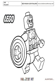 lego-süper-kahramanlar boyama sayfaları